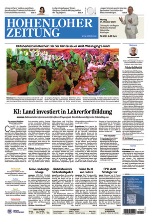 Hohenloher Zeitung - ePaper