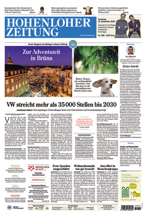 Hohenloher Zeitung - ePaper