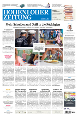 Hohenloher Zeitung