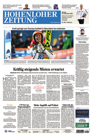 Hohenloher Zeitung - ePaper