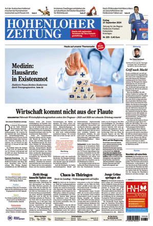 Hohenloher Zeitung - ePaper