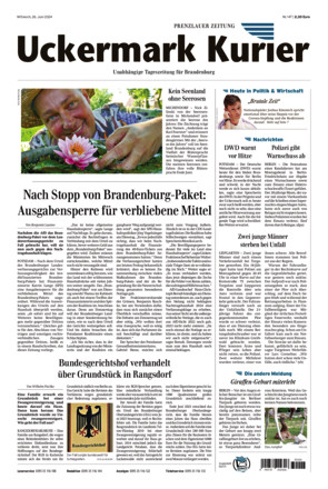 Nordkurier - Prenzlauer Zeitung