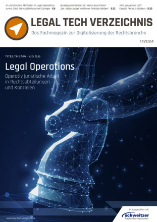 Legal Tech Verzeichnis Fachmagazin - ePaper