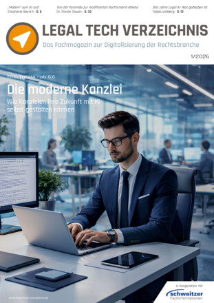 Legal Tech Verzeichnis Fachmagazin