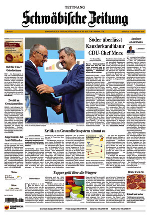 Schwäbische Zeitung Tettnang - ePaper