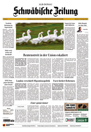 Schwäbische Zeitung Laichingen