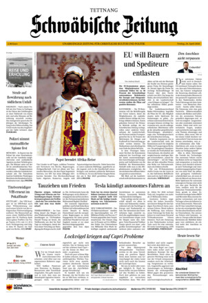 Schwäbische Zeitung Tettnang