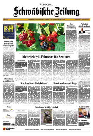 Schwäbische Zeitung Laichingen