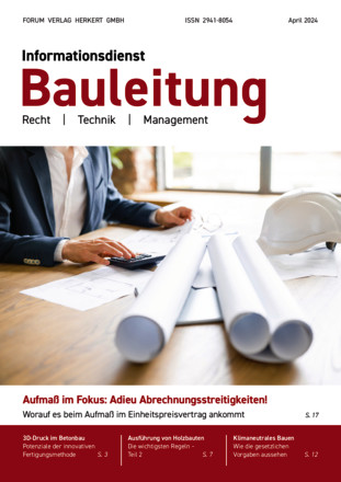 Informationsdienst Bauleitung - ePaper