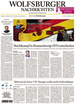 Wolfsburger Nachrichten - ePaper