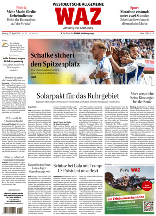 WAZ Duisburg - ePaper