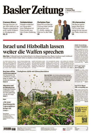 Basler Zeitung - ePaper