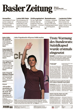 Basler Zeitung - ePaper