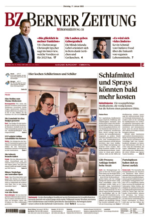 Berner Zeitung Vom 17.01.2023 – Als EPaper Im IKiosk Lesen