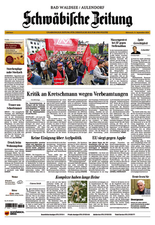 Schwäbische Zeitung Bad Waldsee - ePaper