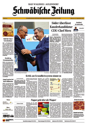 Schwäbische Zeitung Bad Waldsee - ePaper