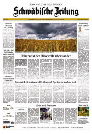 Schwäbische Zeitung Bad Waldsee - ePaper