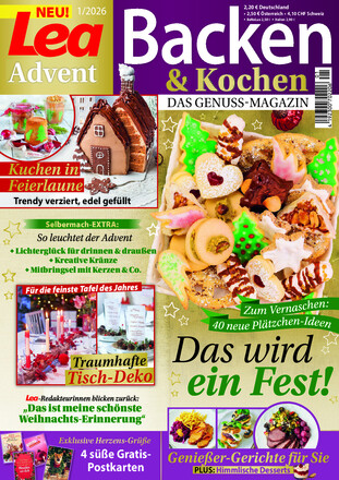 Lea Advent Backen & Kochen