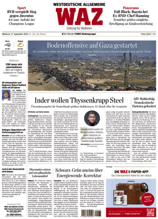 WAZ Mülheim  - ePaper