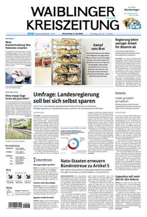 Waiblinger Kreiszeitung - ePaper