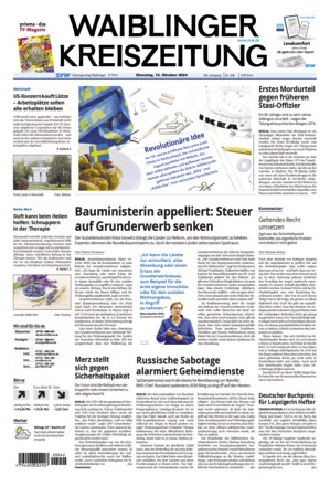 Waiblinger Kreiszeitung - ePaper