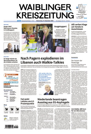 Waiblinger Kreiszeitung - ePaper