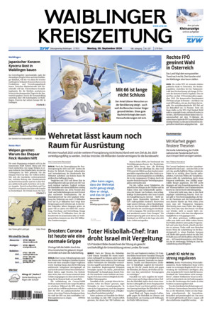 Waiblinger Kreiszeitung - ePaper