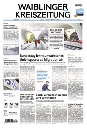 Waiblinger Kreiszeitung - ePaper