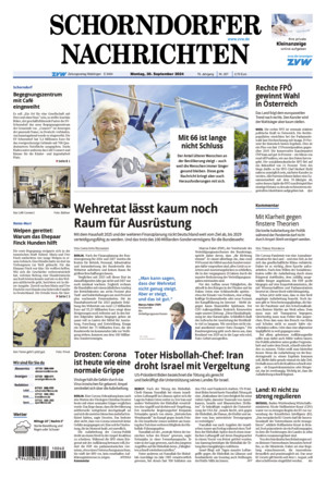 Schorndorfer Nachrichten - ePaper