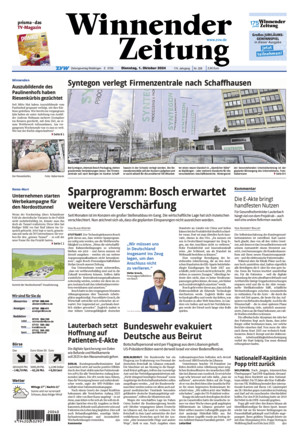 Winnender Zeitung - ePaper