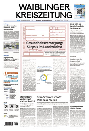 Waiblinger Kreiszeitung - ePaper