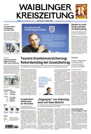 Waiblinger Kreiszeitung - ePaper