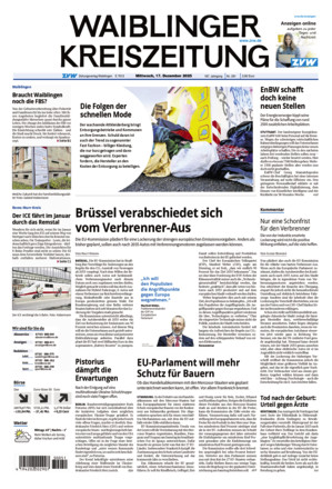 Waiblinger Kreiszeitung - ePaper