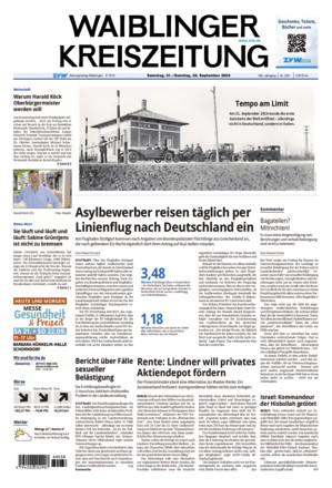 Waiblinger Kreiszeitung - ePaper