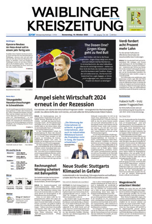 Waiblinger Kreiszeitung - ePaper