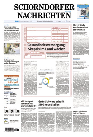 Schorndorfer Nachrichten - ePaper