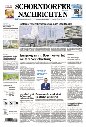 Schorndorfer Nachrichten - ePaper