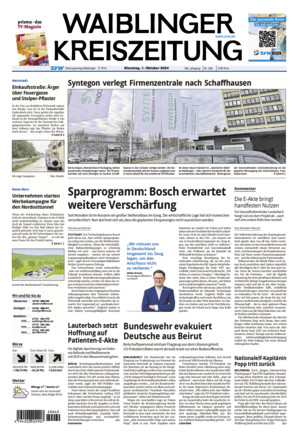 Waiblinger Kreiszeitung - ePaper