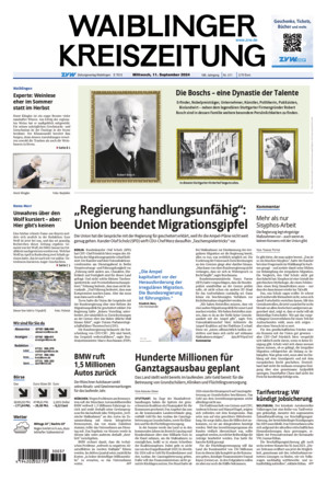 Waiblinger Kreiszeitung - ePaper