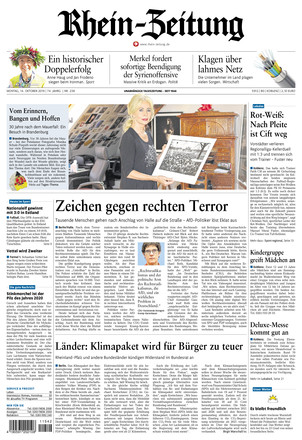 Rhein-Zeitung Vom 14.10.2019 – Als EPaper Im IKiosk Lesen