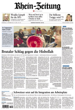 Rhein-Zeitung - ePaper