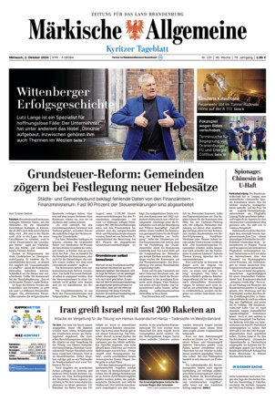 MAZ Kyritzer Tageblatt - ePaper