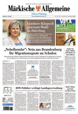 MAZ Luckenwalder Rundschau