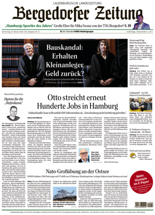 BERGEDORFER ZEITUNG - ePaper