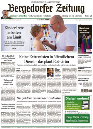 BERGEDORFER ZEITUNG