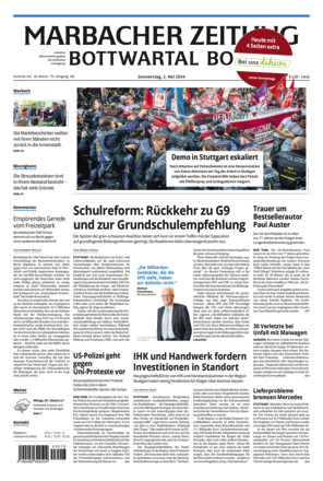 Marbacher-Zeitung - ePaper