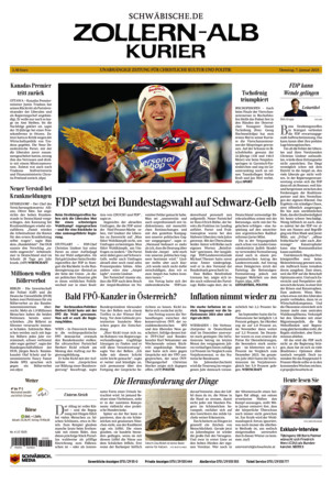 Schwäbische Zeitung Zollern Alb Kurier