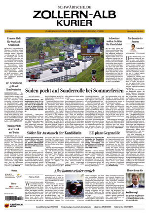 Schwäbische Zeitung Zollern Alb Kurier