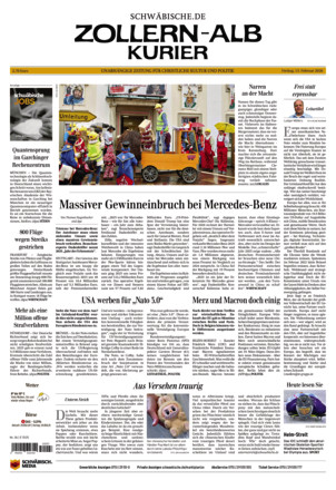 Schwäbische Zeitung Zollern Alb Kurier