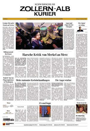 Schwäbische Zeitung Zollern Alb Kurier - ePaper